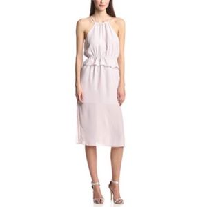 BCBG peplum midi dress